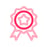 Award Ribbon Pink