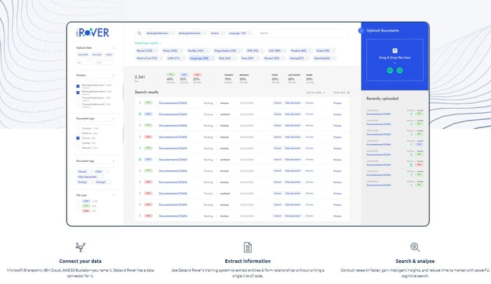 Datavid-Rover platform