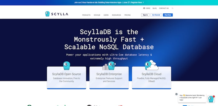 scylladb nosql database scalable