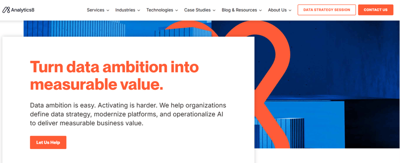 Analytics8 Homepage