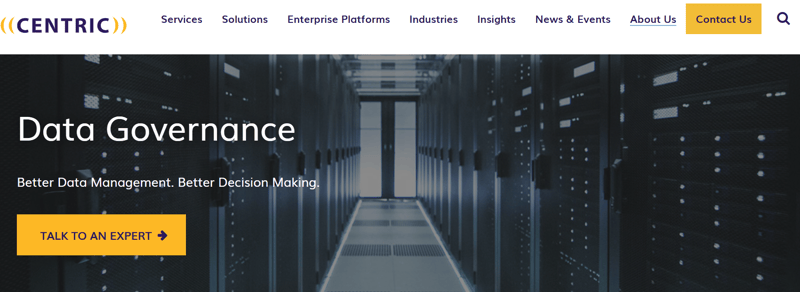 Centric Consulting Homepage